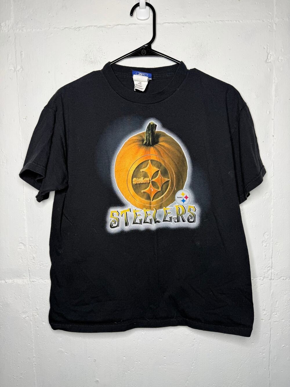 NFL Pittsburgh Steelers Large 14/16 Halloween T Shirt Graphic Top